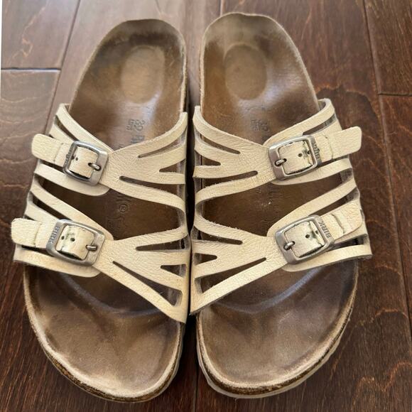 Birkenstock Tan Sandals with Buckles - Picture 2 of 7